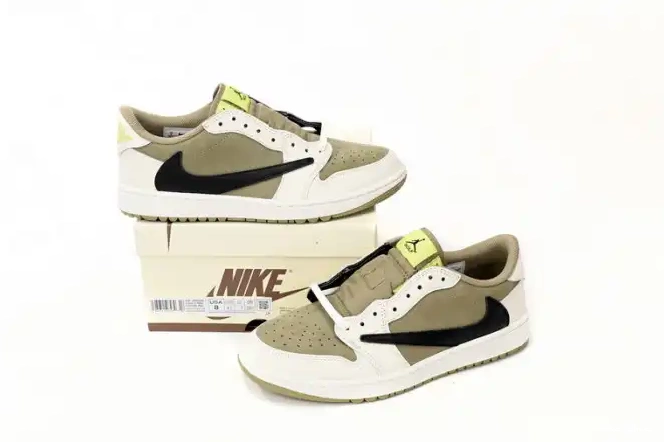 Cheap LUCY x Scott Golf Jordan 1 Low Travis Air FZ3124-200 0427